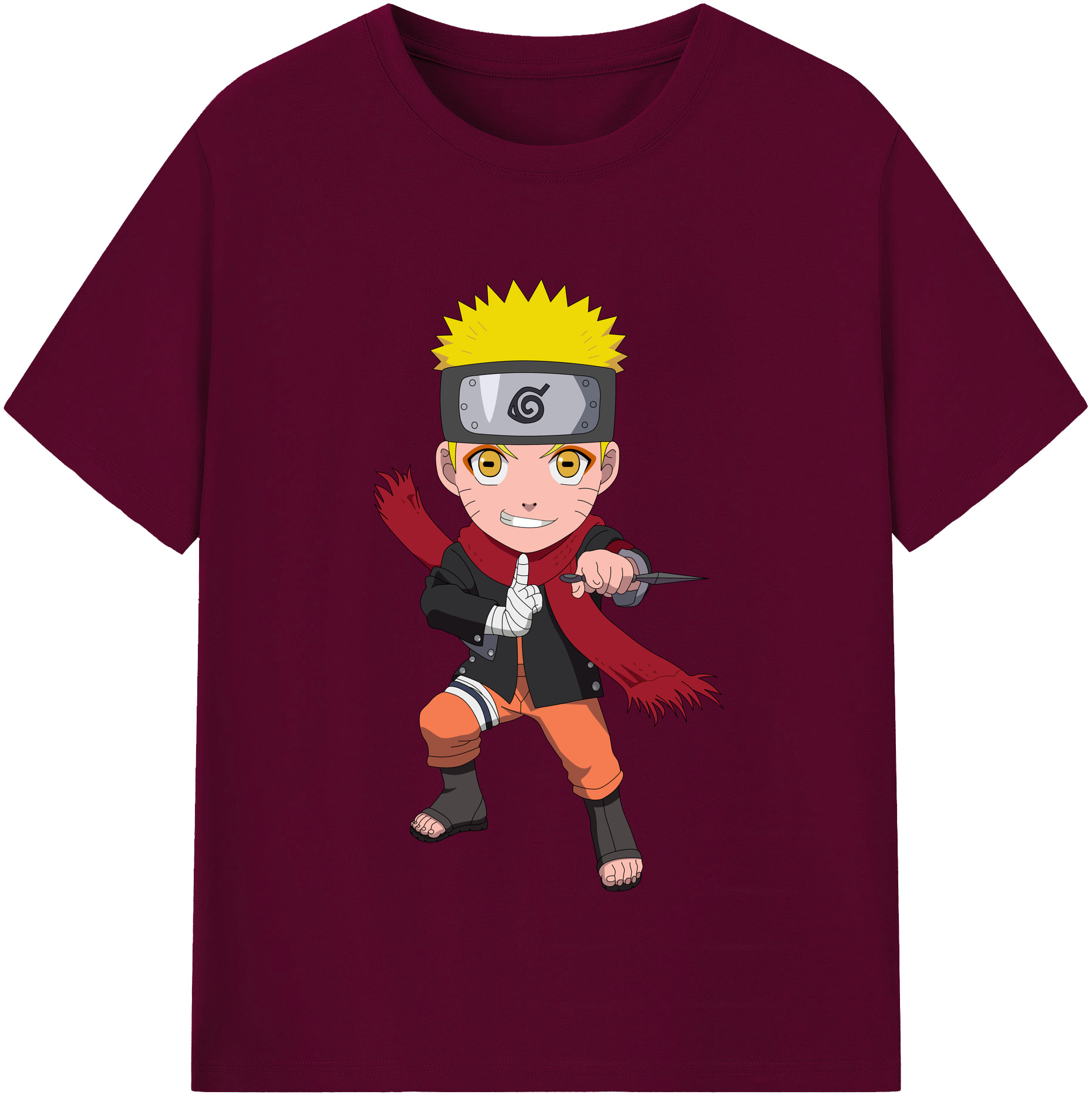 （画像用） NARUTO -ナルト- うずまき ナルト Uzumaki Naruto レディースカジュアルプリントTシャツ（綿100％）